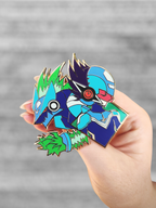 Megaman SF geo stellar/Enamel pin