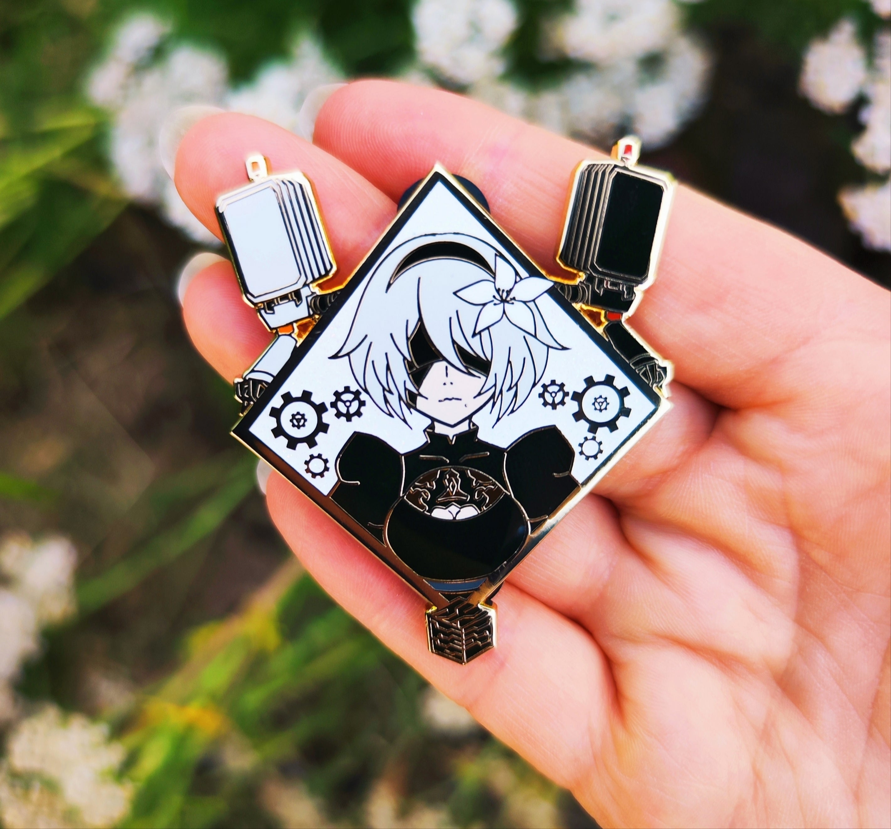 2B / Nier /  Enamel pin (in-stock)