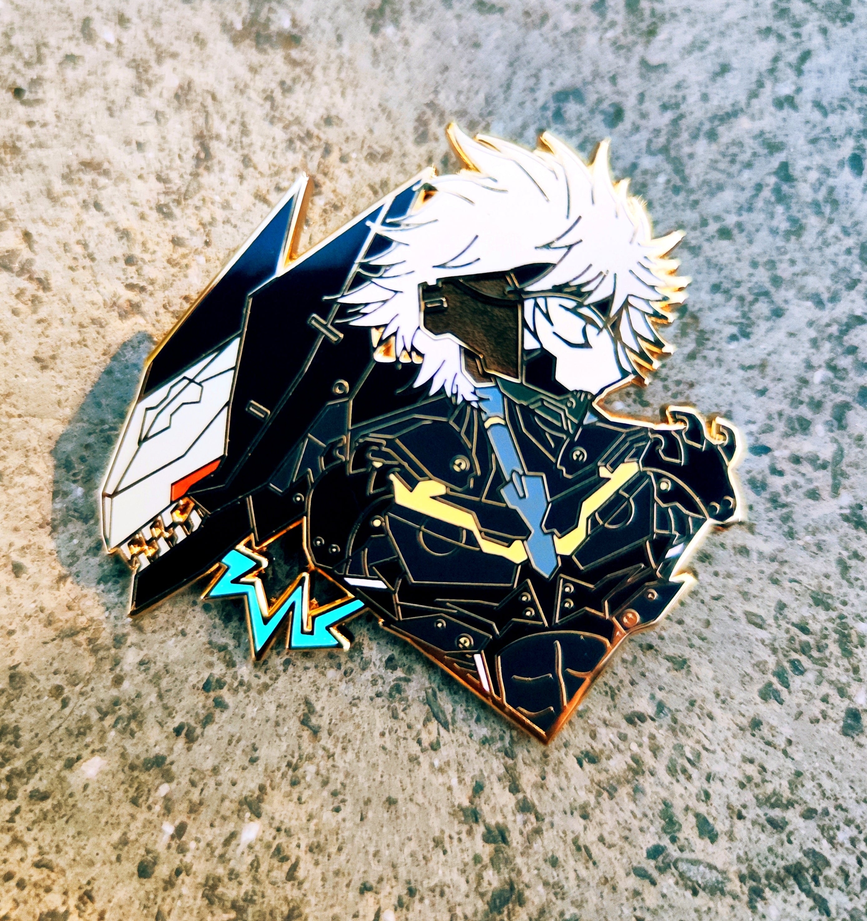 Raiden / Metal gear rising / enamel pin (in stock)