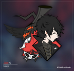 Joker P5 Enamel pin (In stock)