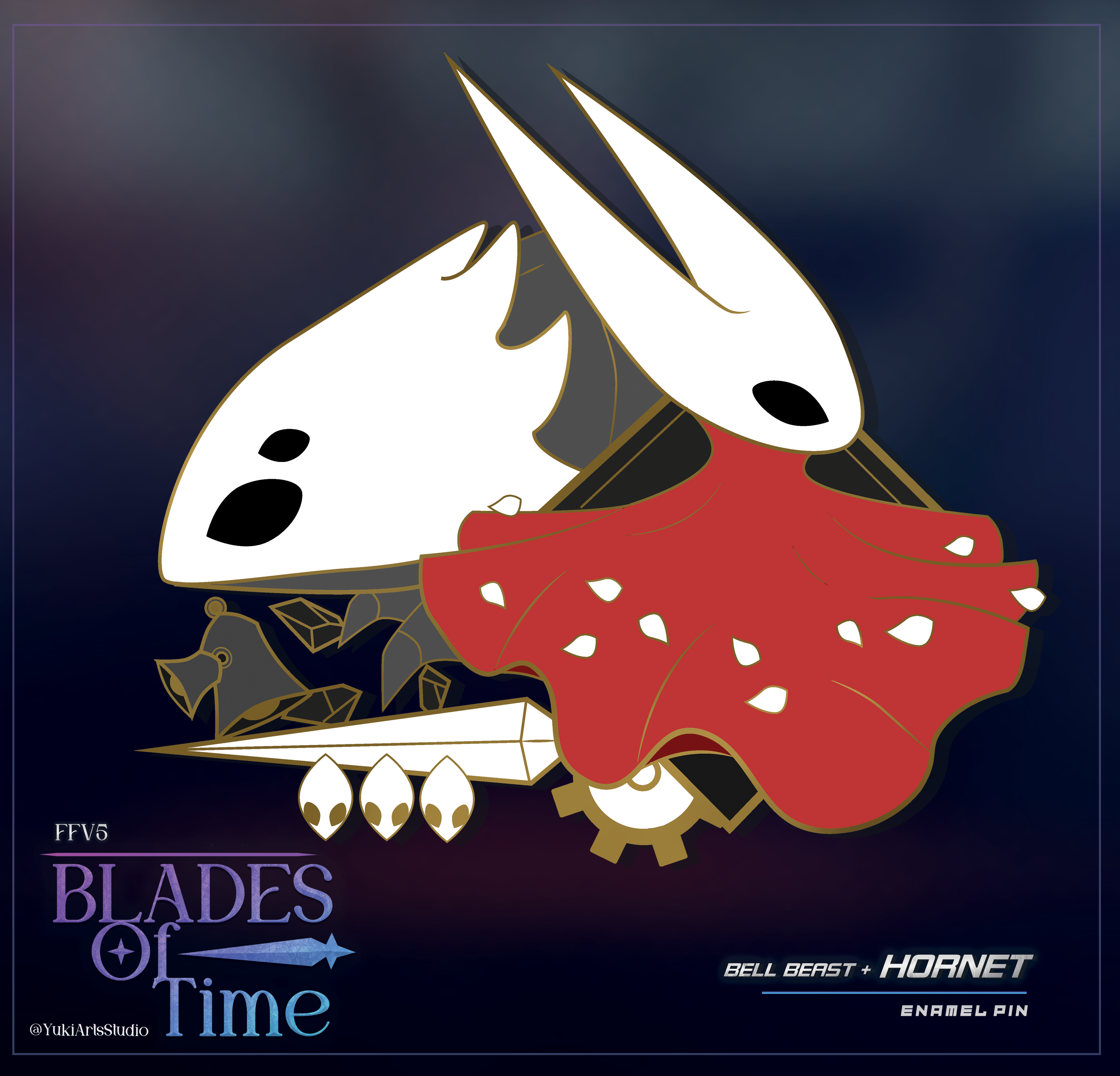 Hornet /  Silksong  /  Enamel pin (Pre-order)