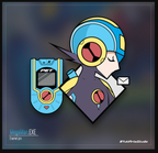 Megaman.exe / Battle network / enamel pin
