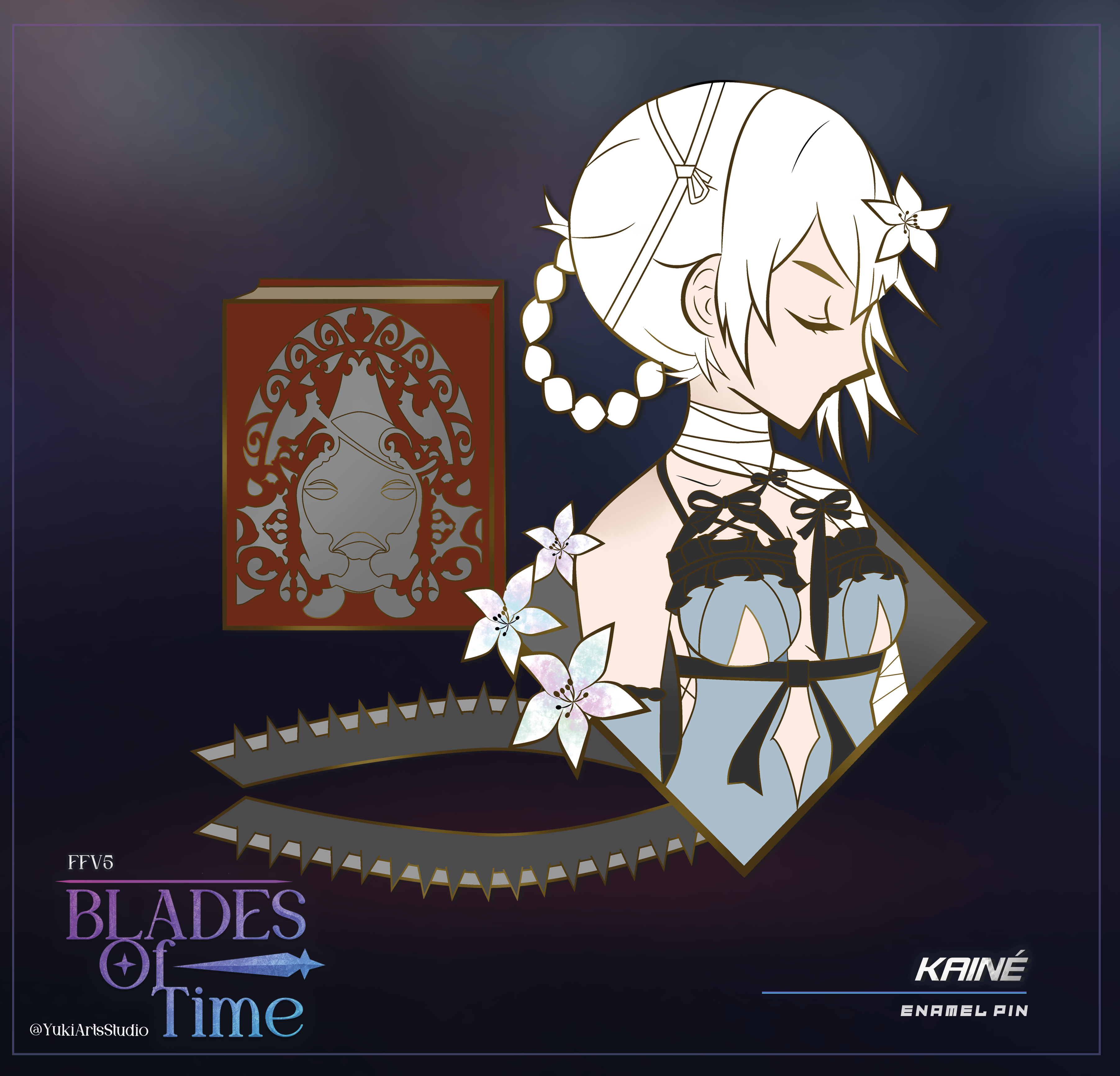 Kaine / Nier / Enamel pin (Pre-Order)