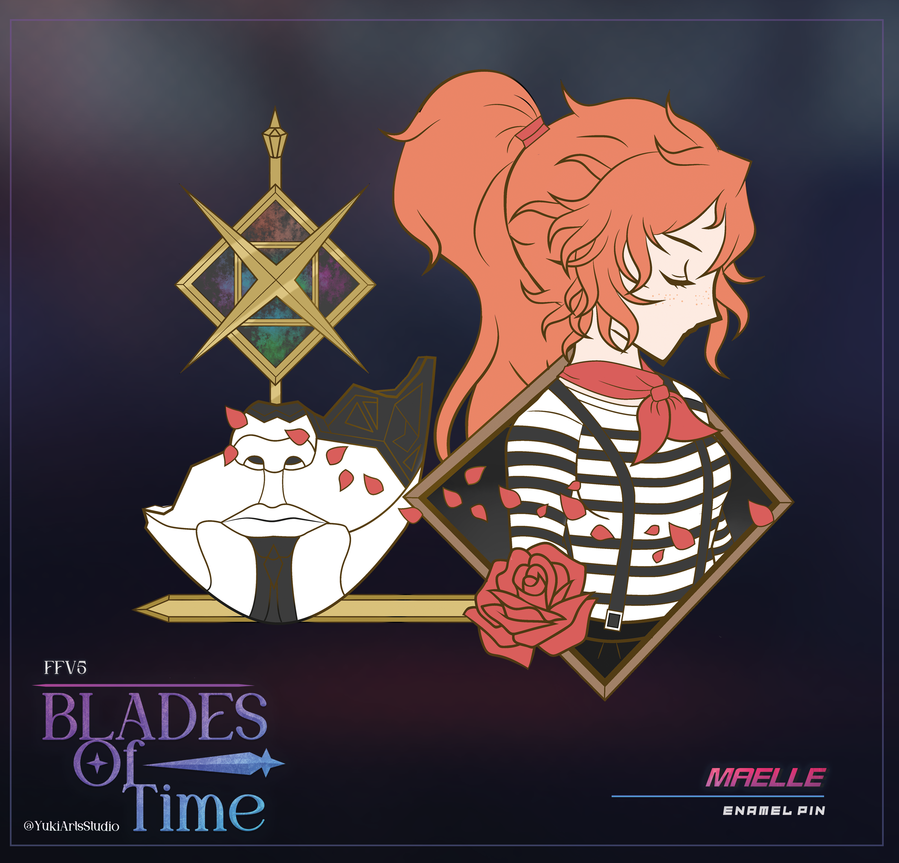 Maelle / Expedition 33 /  Enamel pin (Pre-order)