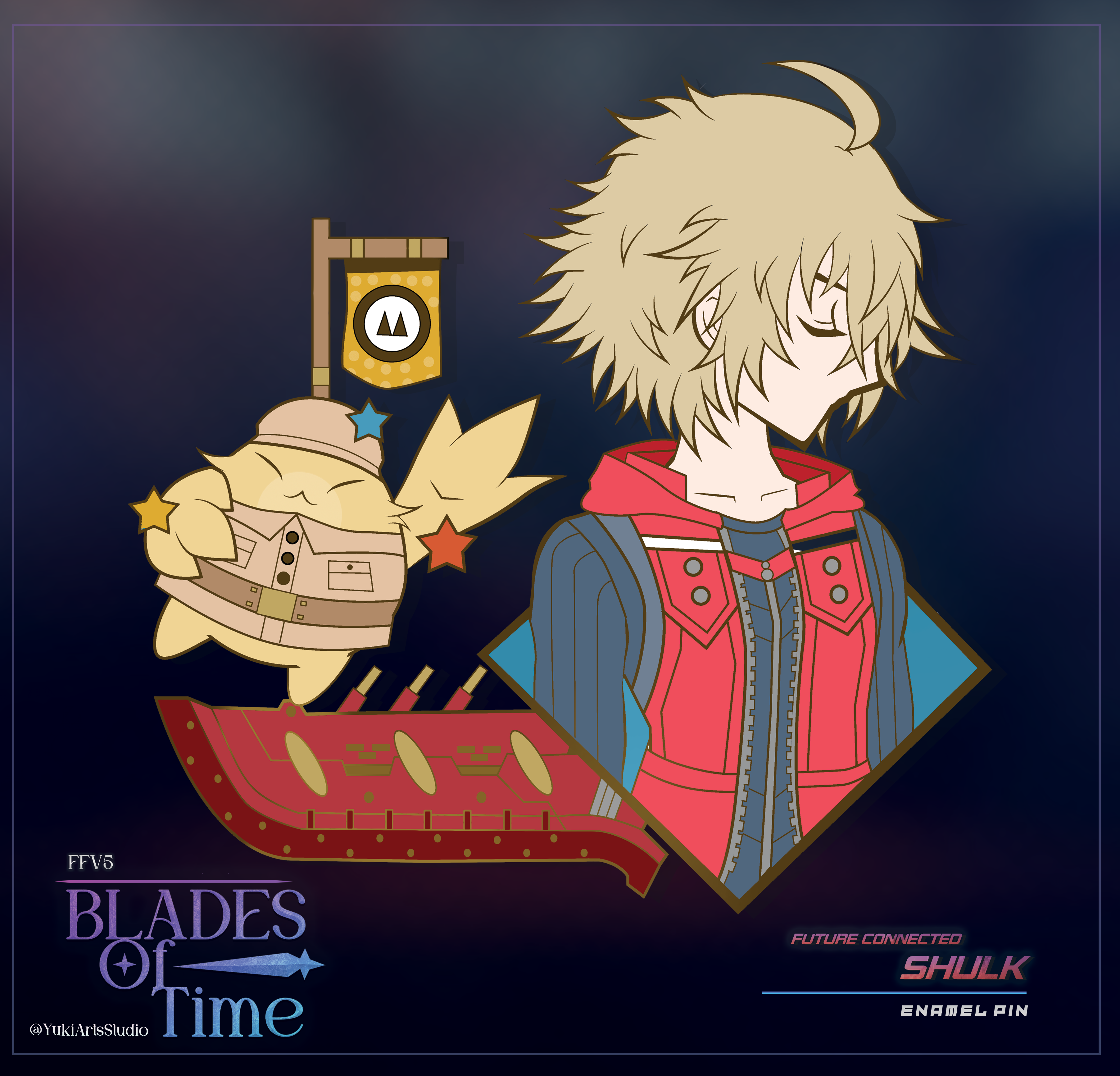 Shulk /  XC  /  Enamel pin (Pre-order)