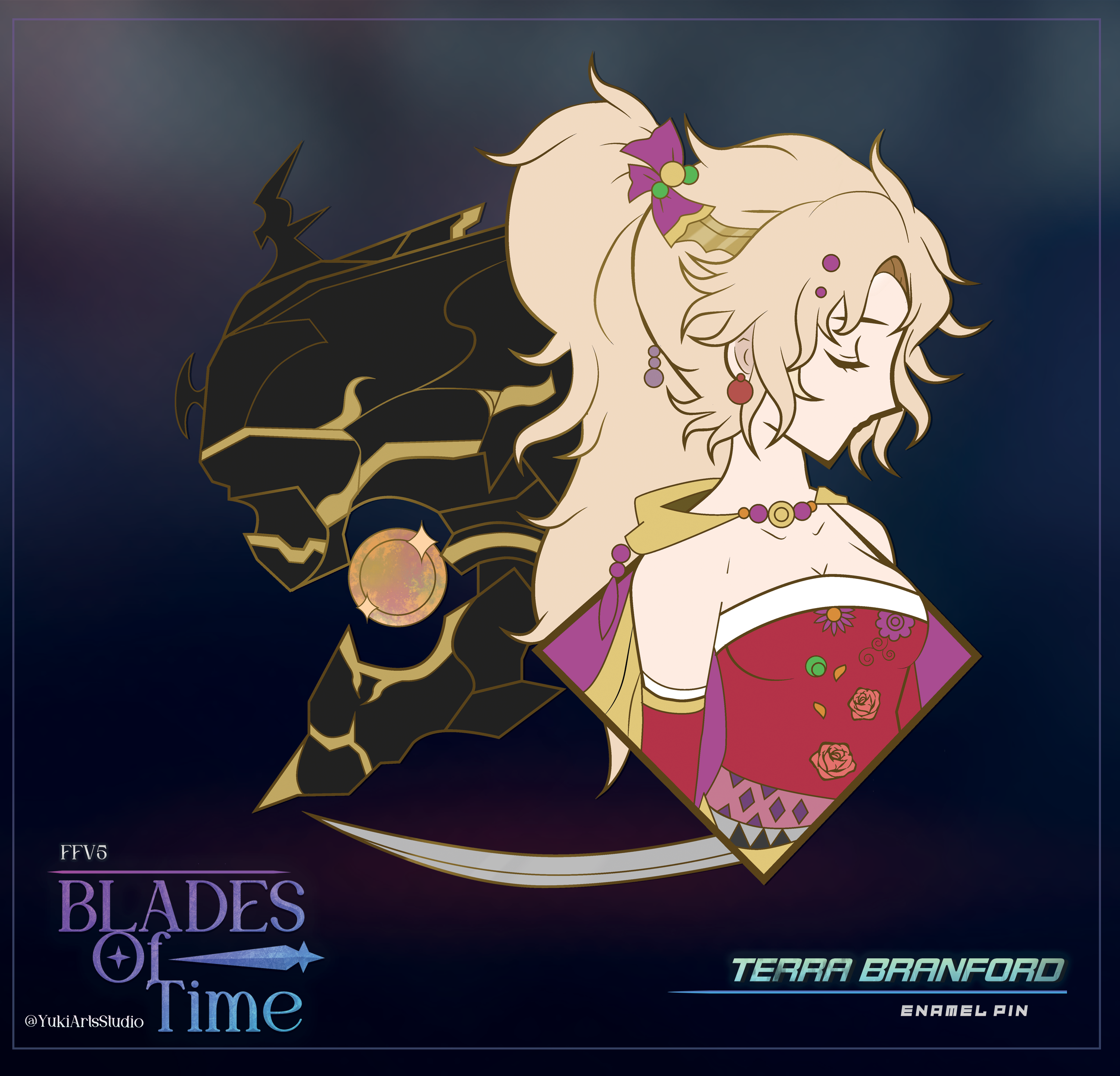 Terra /  FF6 /  Enamel pin (Pre-order)